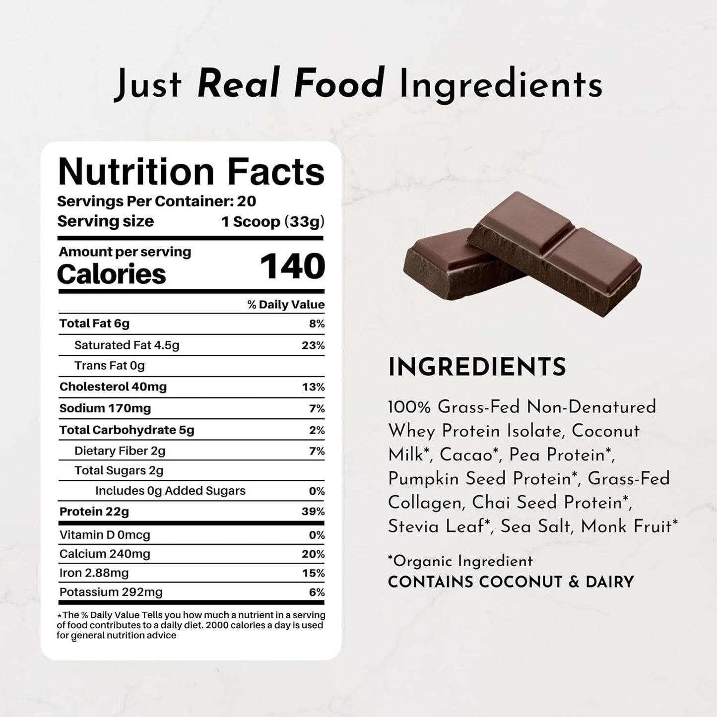 JUST INGREDIENTS Protein Powder