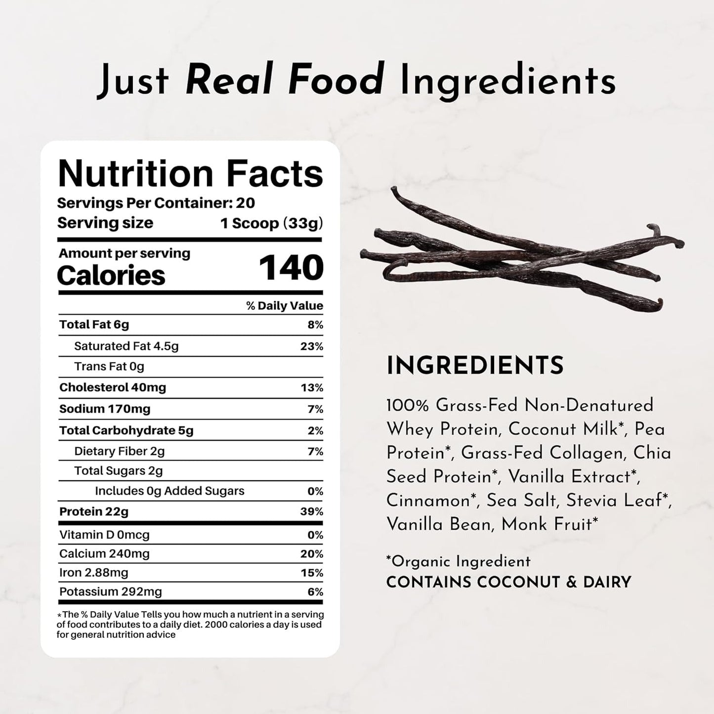 JUST INGREDIENTS Protein Powder