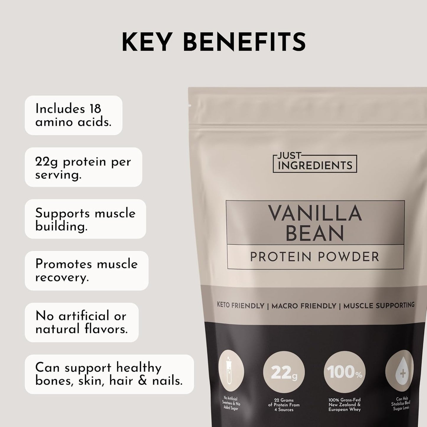 JUST INGREDIENTS Protein Powder